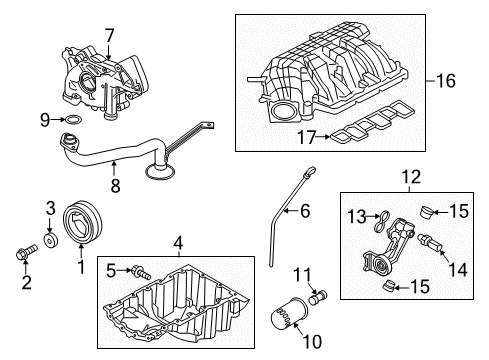 2015 Ford Mustang Engine Parts Diagram