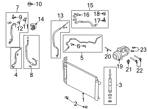 2007 Lincoln MKX A/C Compressor Diagram