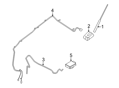 2012 Lincoln MKX Antenna & Radio Diagram