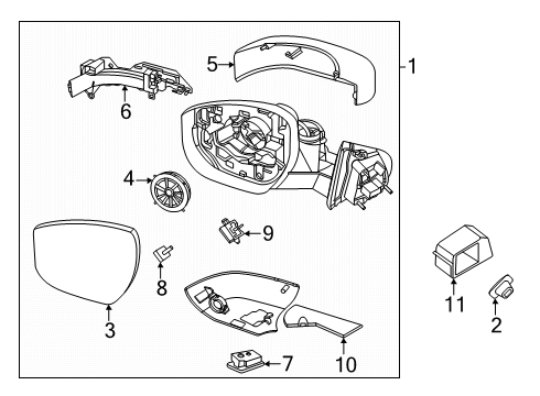 2025 Ford Expedition Mirrors Diagram