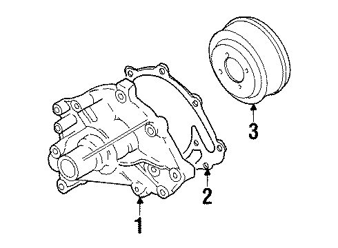 1990 Lincoln Town Car Water Pump Diagram