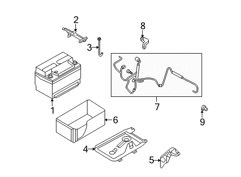 2007 Mercury Milan Battery Diagram