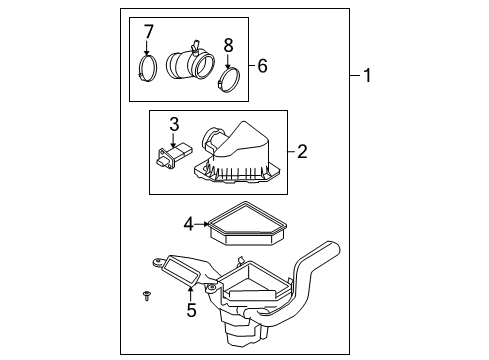 2008 Ford Focus Filters Diagram