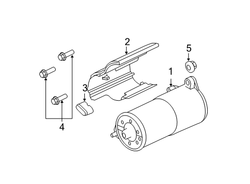 2009 Ford F-250 Super Duty Starter Diagram