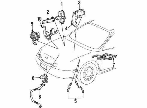 1998 Mercury Sable A.I.R. System Diagram