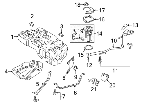 2018 Ford EcoSport Senders Diagram