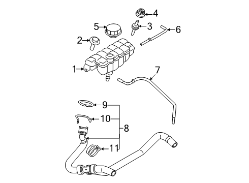 2024 Ford F-150 Coolant Reservoir Diagram