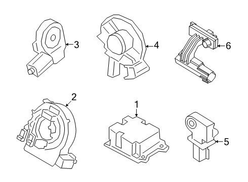 2025 Lincoln Navigator Air Bag Components Diagram
