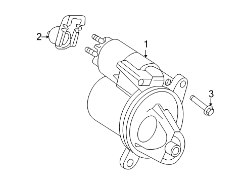 2010 Ford Mustang Starter Diagram 2 - Thumbnail