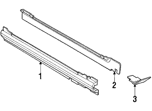 1986 Ford Mustang Rocker Panel Diagram