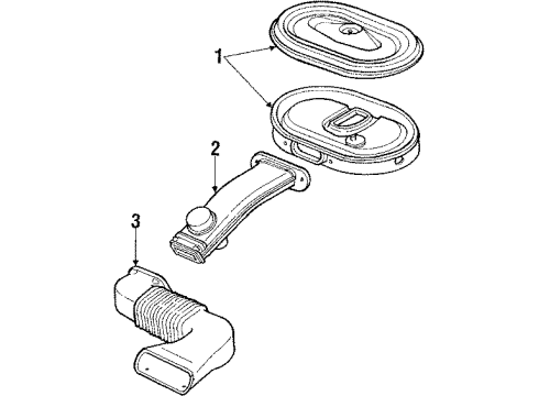 1985 Mercury Lynx Air Inlet Diagram 3 - Thumbnail