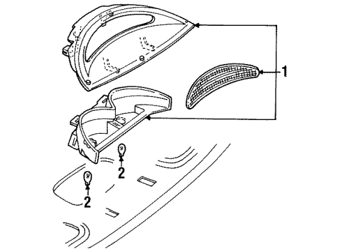 1997 Ford Taurus Bulbs Diagram