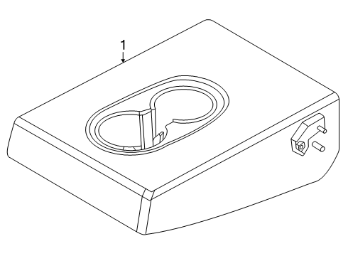 2023 Ford F-350 Super Duty Rear Seat Components Diagram
