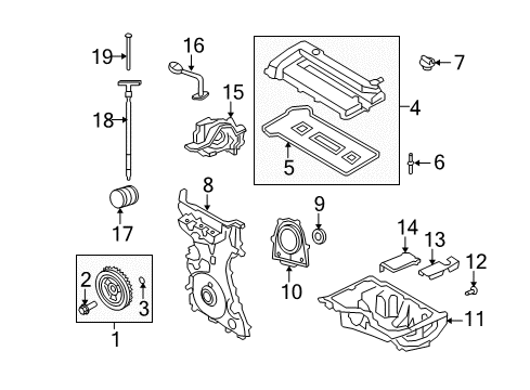 2008 Mercury Mariner Engine Parts Diagram