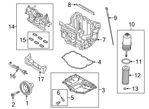 2024 Lincoln Aviator Engine Parts Diagram