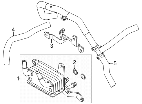 2024 Ford Ranger Trans Oil Cooler Diagram