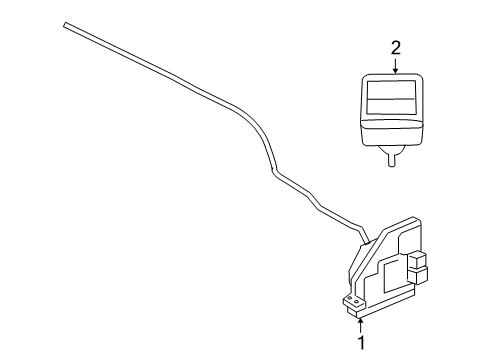 2005 Ford Explorer Anti-Theft Components Diagram