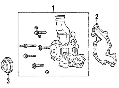 1994 Mercury Sable Water Pump Diagram