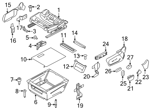 2025 Ford Transit-150 Tracks & Components Diagram