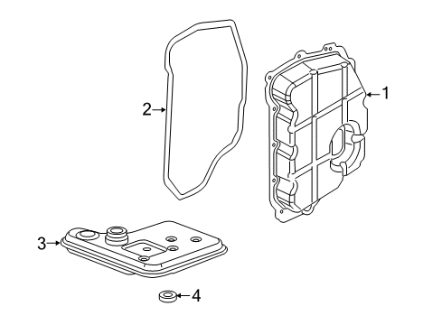 2010 Ford Escape Transaxle Parts Diagram
