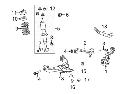2009 Ford Explorer Sport Trac Front Suspension Components Diagram