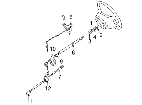 2000 Ford Explorer Gear Shift Control - AT Diagram