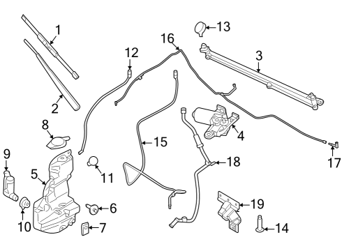 2017 Ford F-150 Wipers Diagram