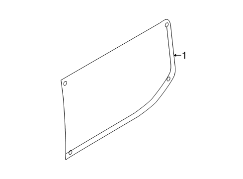 2017 Ford Transit-150 Glass - Side Panel Diagram 9 - Thumbnail