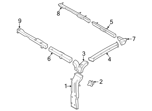 2016 Ford Transit-250 Ducts & Louver Diagram
