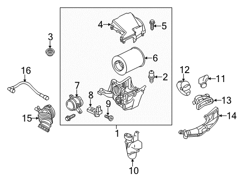 2013 Ford Focus Filters Diagram