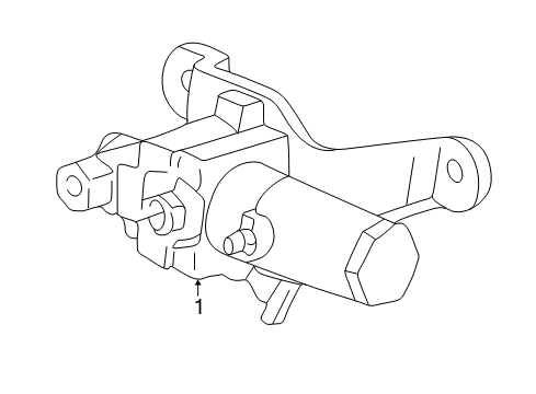 2001 Ford E-150 Econoline ABS Components Diagram