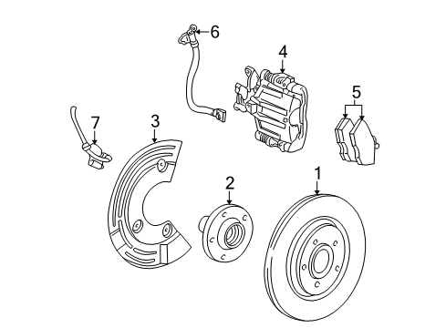 2005 Ford Five Hundred Anti-Lock Brakes Diagram