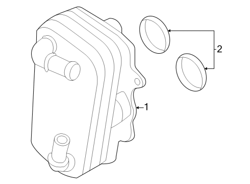 2024 Ford F-350 Super Duty Oil Cooler Diagram