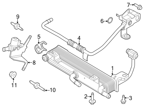 2025 Ford Mustang Oil Cooler Diagram