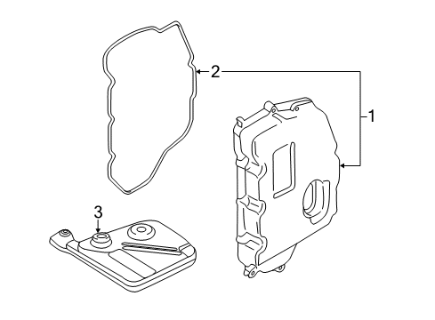 2016 Lincoln MKC Transaxle Parts Diagram