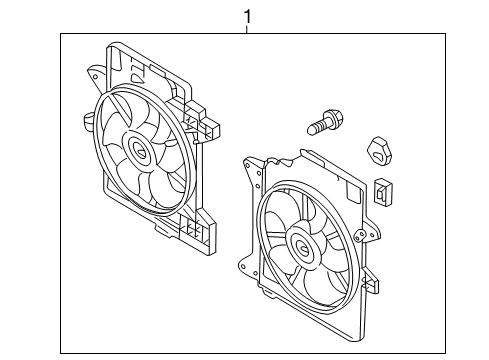 2005 Mercury Mariner Cooling Fan Diagram