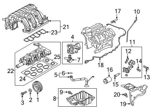 2018 Ford F-150 Engine Parts Diagram