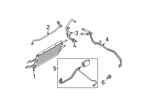 2010 Ford F-250 Super Duty Oil Cooler Diagram