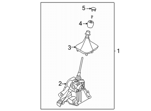 2024 Ford Bronco Gear Shift Control Diagram