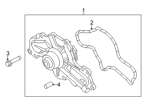 2019 Ford Taurus Water Pump Diagram