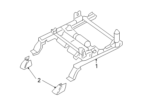 2009 Mercury Sable Tracks & Components Diagram