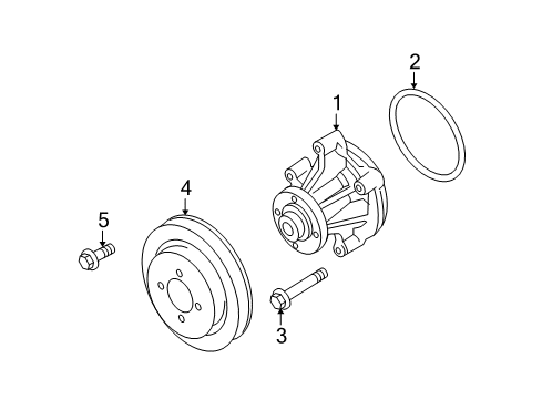 2011 Lincoln Town Car Water Pump Diagram