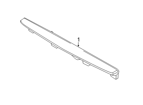 2017 Lincoln MKZ High Mount Lamps Diagram