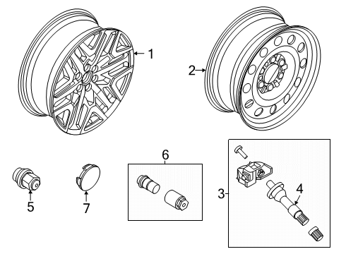 2025 Ford Expedition Wheels Diagram