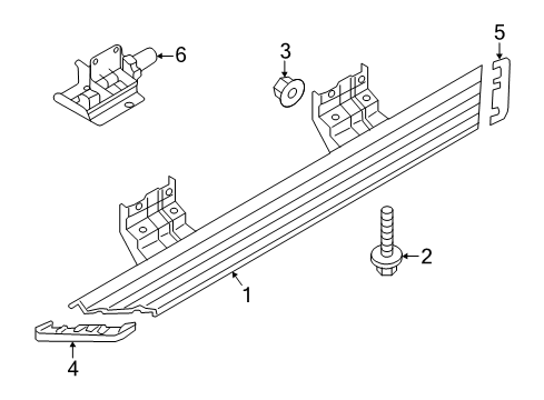 2018 Ford Transit-350 HD Step Assembly Diagram for KK4Z-16450-AF