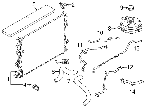 2024 Lincoln Nautilus Cooling System Diagram