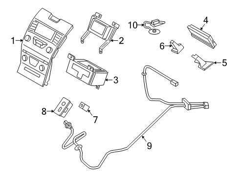 2015 Ford Edge Module Diagram for FR3Z-14D212-LA