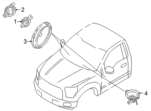 2024 Ford F-150 Sound System Diagram
