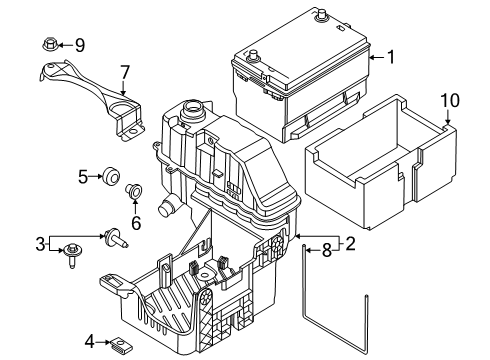 2025 Ford F-250 Super Duty Battery Diagram 2 - Thumbnail