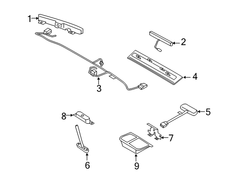 2024 Ford Police Interceptor Utility Interior Lamps Diagram